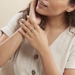 Bague Loriana Or Blanc Diamant - Bagues avec pierre Femme | Histoire d&rsquo;Or