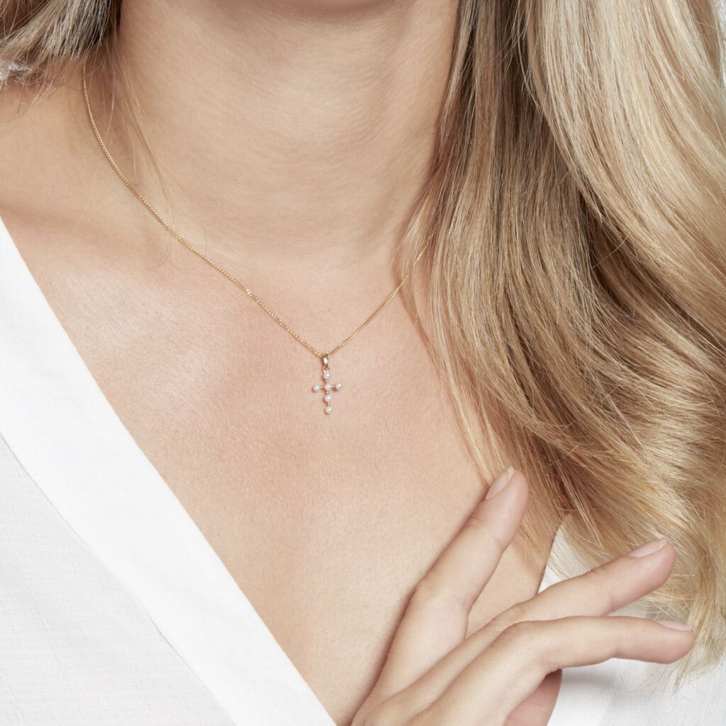 Pendentif Giacinto Or Jaune Perle De Culture - Pendentifs Femme | Histoire d’Or