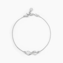 Bracelet Argent Blanc Wandis - Bracelets Infini Femme | Histoire d’Or