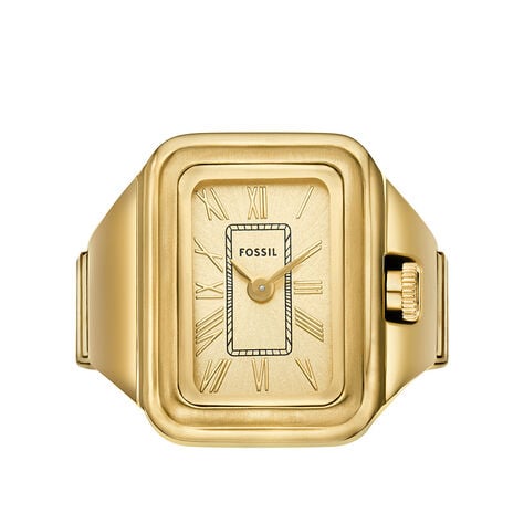 Montre Bague Fossil Raquel Watch Ring Dor&eacute; - Montres Femme | Histoire d&rsquo;Or