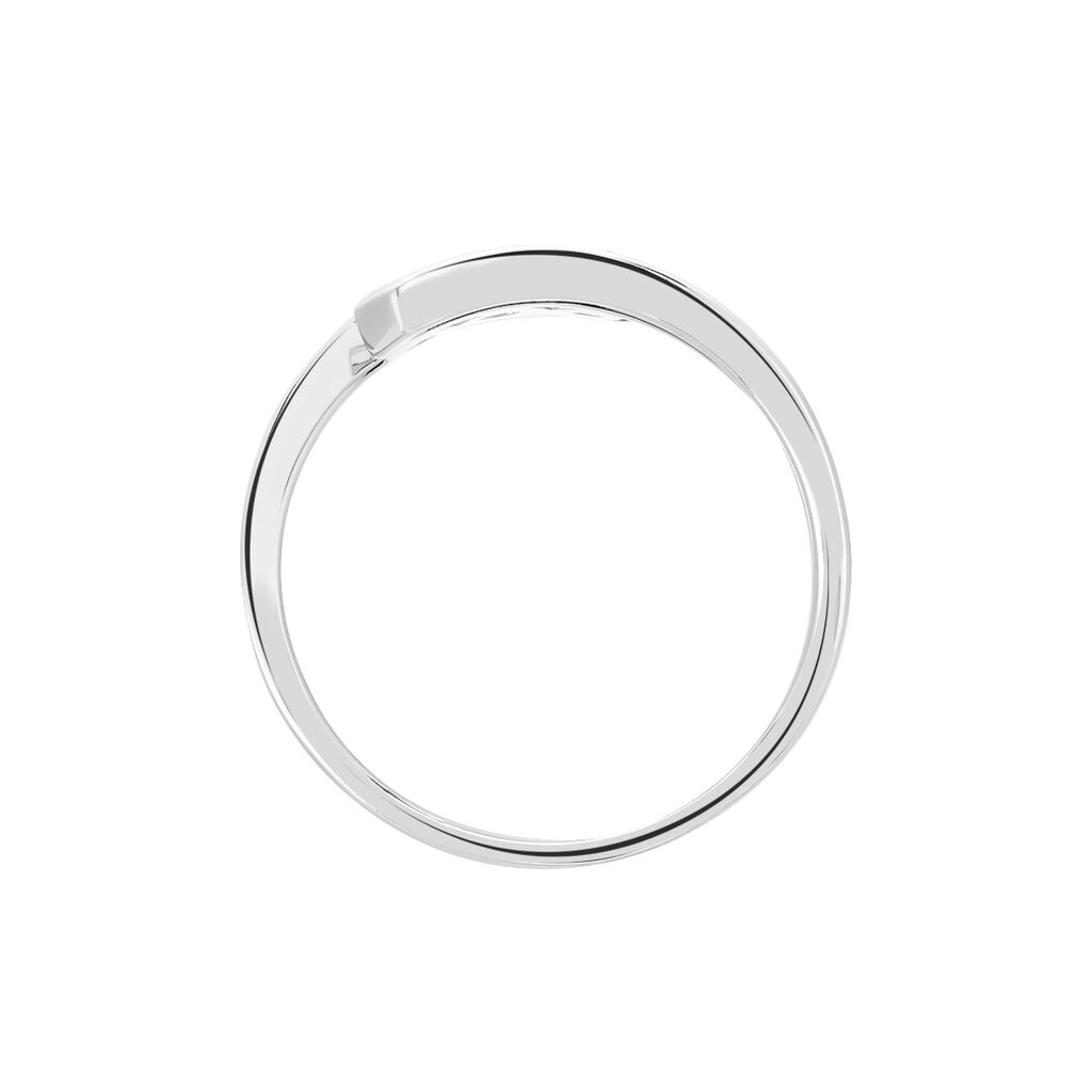 Bague Trilogie Or Blanc Diamant - Bagues avec pierre Femme | Histoire d’Or