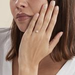 Bague Or Jaune Solitaire Harrietta Oxyde De Zirconium - Bagues solitaires Femme | Histoire d&rsquo;Or