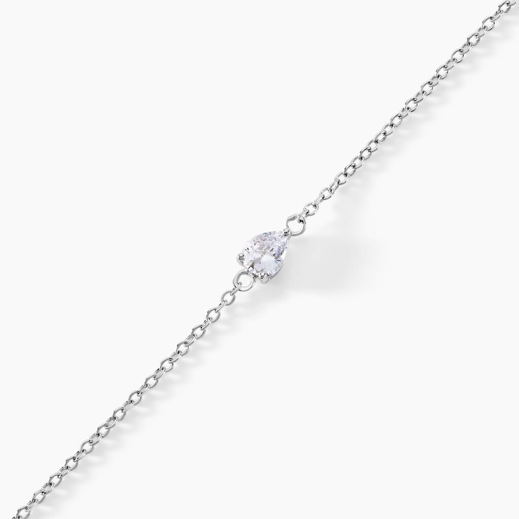 Bracelet Alda Argent Blanc Oxyde De Zirconium - Bracelets Femme | Histoire d’Or