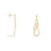 Boucles D'oreilles Pendantes Rajah Plaqué Or Jaune Oxyde De Zirconium - Boucles d'oreilles pendantes Femme | Histoire d’Or