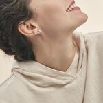 Boucles D'oreilles Puces Sakina Or Jaune Saphir Et Diamant Et Divers - Clous d'oreilles Femme | Histoire d&rsquo;Or