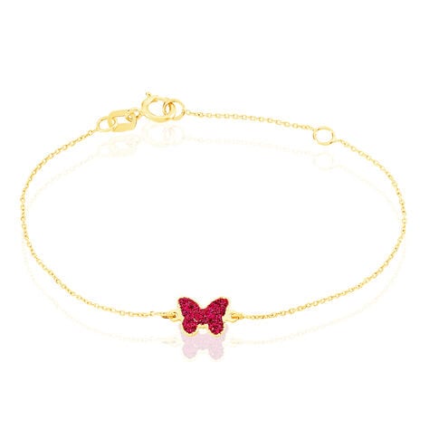 Bracelet Solena Papillon Or Jaune - Bracelets Enfant | Histoire d&rsquo;Or