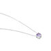 Collier Rio Santa Teresa Argent Blanc Oxyde De Zirconium Violet - Colliers fantaisie Femme | Histoire d’Or