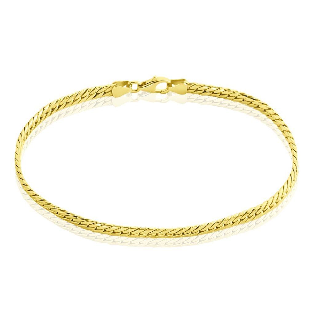 Bracelet Izel Maille Anglaise Or Jaune - Bracelets cha&icirc;ne Femme | Histoire d&rsquo;Or