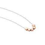 Collier Argent Bicolore Manya - Ras de cou Femme | Histoire d&rsquo;Or