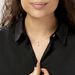 Collier Goutte Or Blanc Oxyde De Zirconium - Colliers Femme | Histoire d’Or