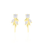 Bijoux D'oreilles Alexine Or Jaune Oxyde De Zirconium - Ear cuffs Femme | Histoire d&rsquo;Or