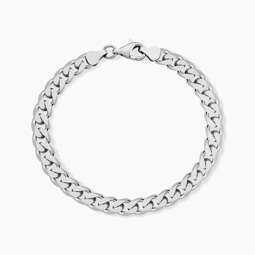 Bracelet Maille Argent Casper - Bracelets chaîne Homme | Histoire d’Or