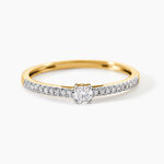 Solitaire Eliisa Or Jaune Diamant - Bagues solitaires Femme | Histoire d&rsquo;Or