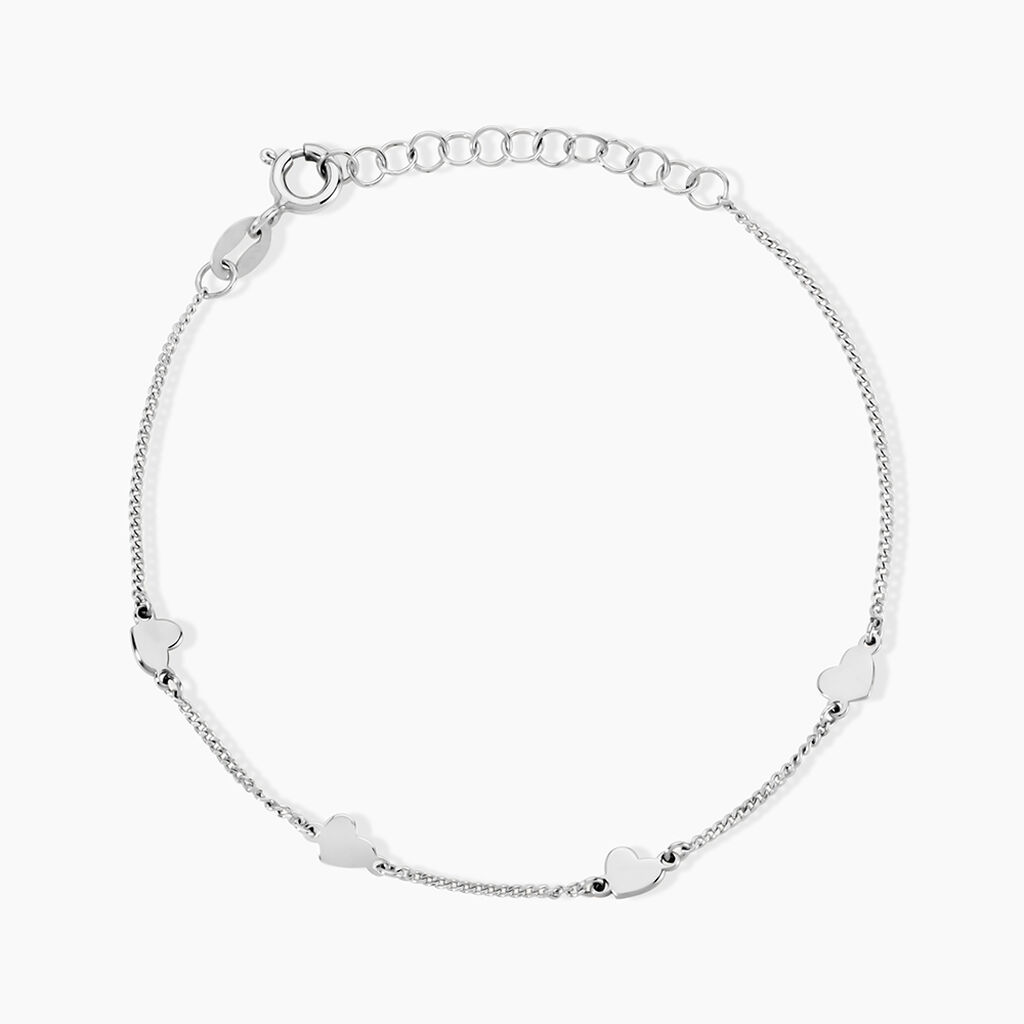 Bracelet Kiss Me Argent Blanc - F&ecirc;te des m&egrave;res Femme | Histoire d&rsquo;Or