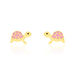 Boucles D'oreilles Puces Cali Tortue Or Jaune - Clous d'oreilles Enfant | Histoire d’Or