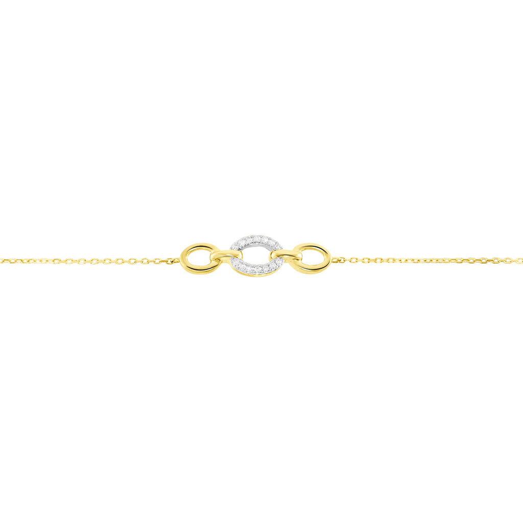 Bracelet Margane Or Jaune Diamant - Bracelets Femme | Histoire d&rsquo;Or