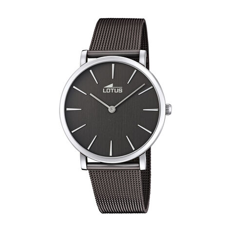 Montre Lotus Minimalist Noir - Montres Famille | Histoire d’Or