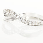 Bague Kassandre Argent Blanc Oxyde De Zirconium - Bagues avec pierre Femme | Histoire d&rsquo;Or