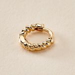 Cr&eacute;ole Unitaire Paola Plaqu&eacute; Or Jaune - Boucles d'oreilles cr&eacute;oles Femme | Histoire d&rsquo;Or