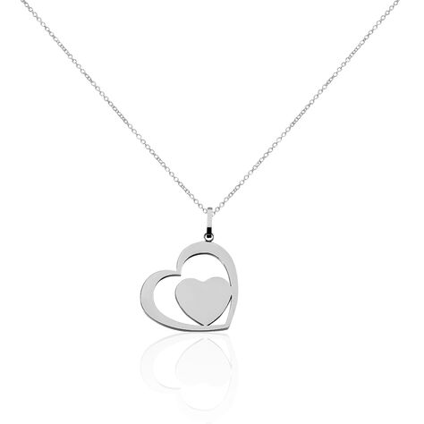Collier Modernity Acier Blanc - Colliers Coeur Femme | Histoire d’Or