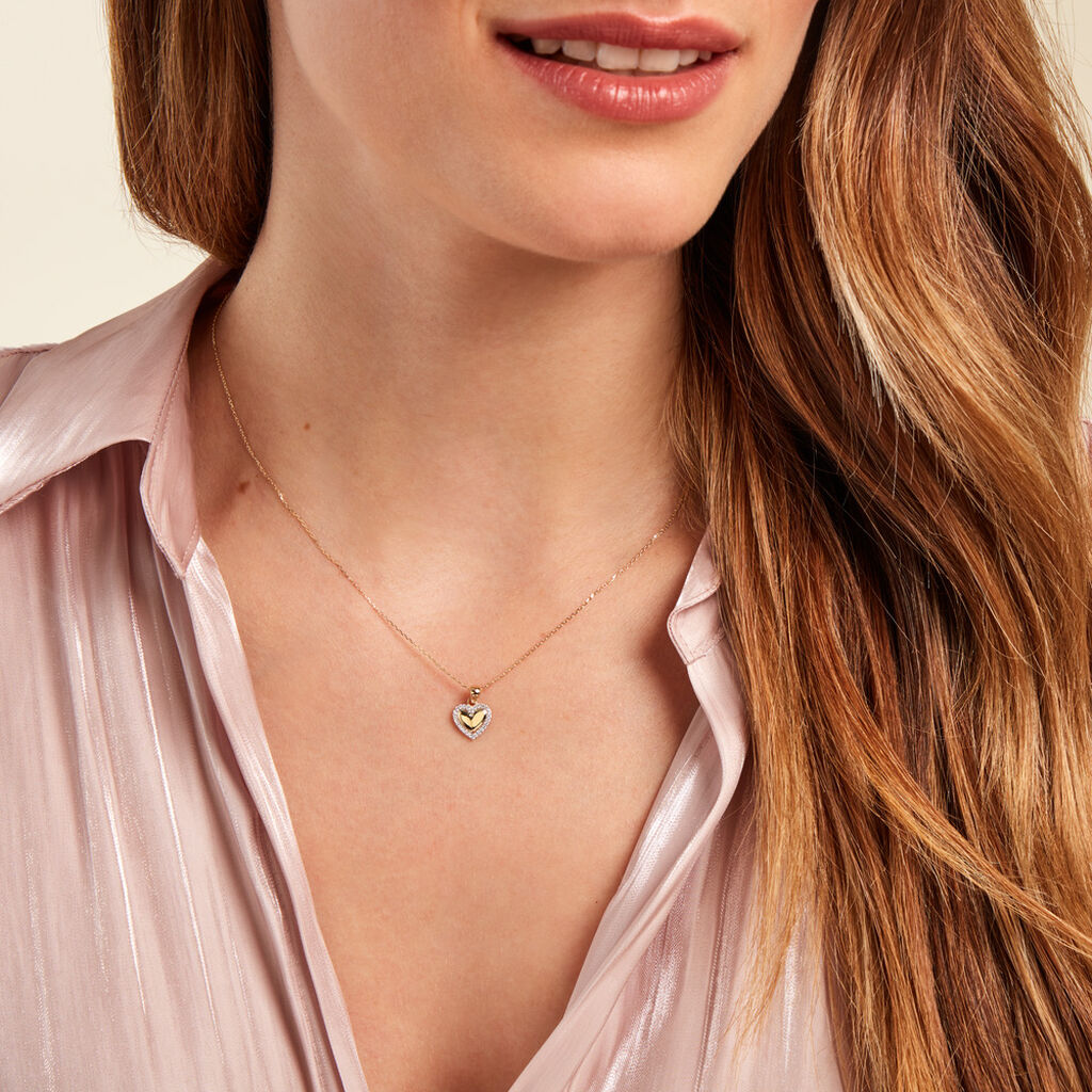 Collier Inocencio Or Jaune Oxyde De Zirconium - Colliers Femme | Histoire d’Or