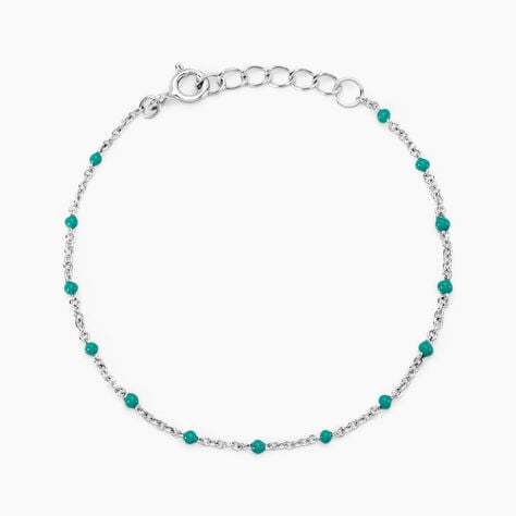 Bracelet Polka Argent Blanc - Bracelets Femme | Histoire d&rsquo;Or