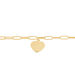 Bracelet Neala Plaqué Or Jaune - Bracelets Coeur Femme | Histoire d’Or