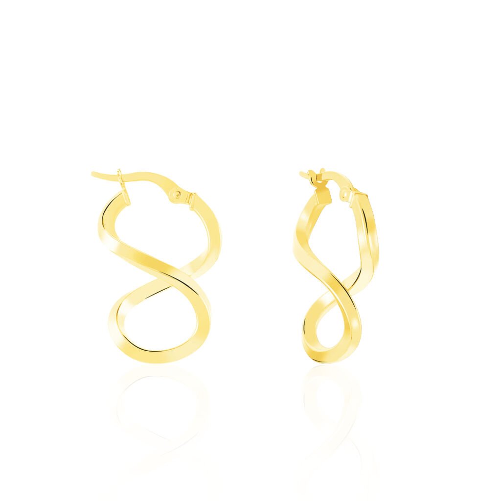 Cr&eacute;oles Helmine Or Jaune - Boucles d'oreilles cr&eacute;oles Femme | Histoire d&rsquo;Or