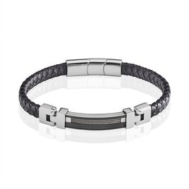 Bracelet Yannick Acier Blanc - Bracelets fantaisie Homme | Histoire d’Or