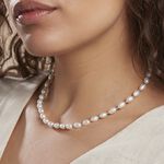 Collier Billes Or Jaune Perle De Culture - Colliers Femme | Histoire d&rsquo;Or