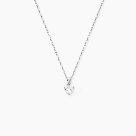 Collier Azenor Argent Blanc Oxyde De Zirconium - Colliers fantaisie Femme | Histoire d&rsquo;Or