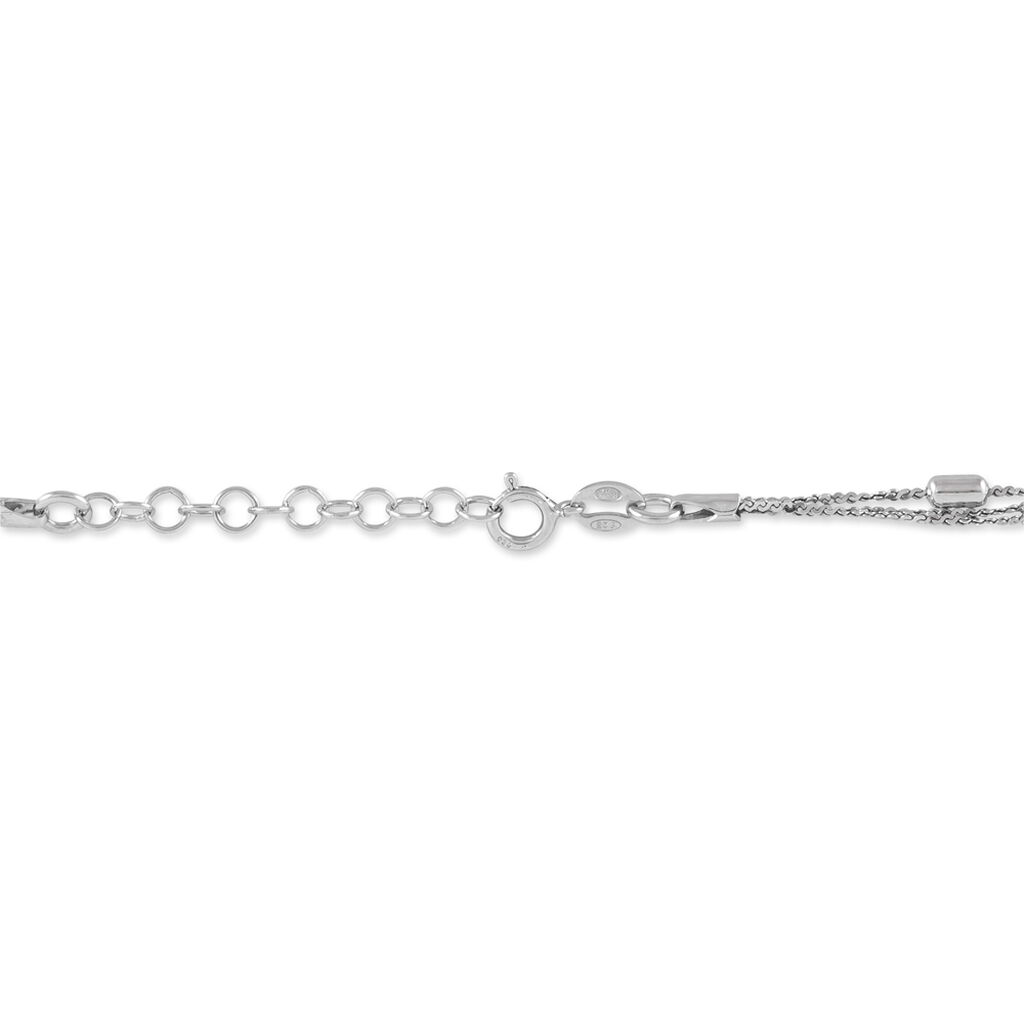 Bracelet Etincelle Argent Blanc - Bracelets Femme | Histoire d’Or