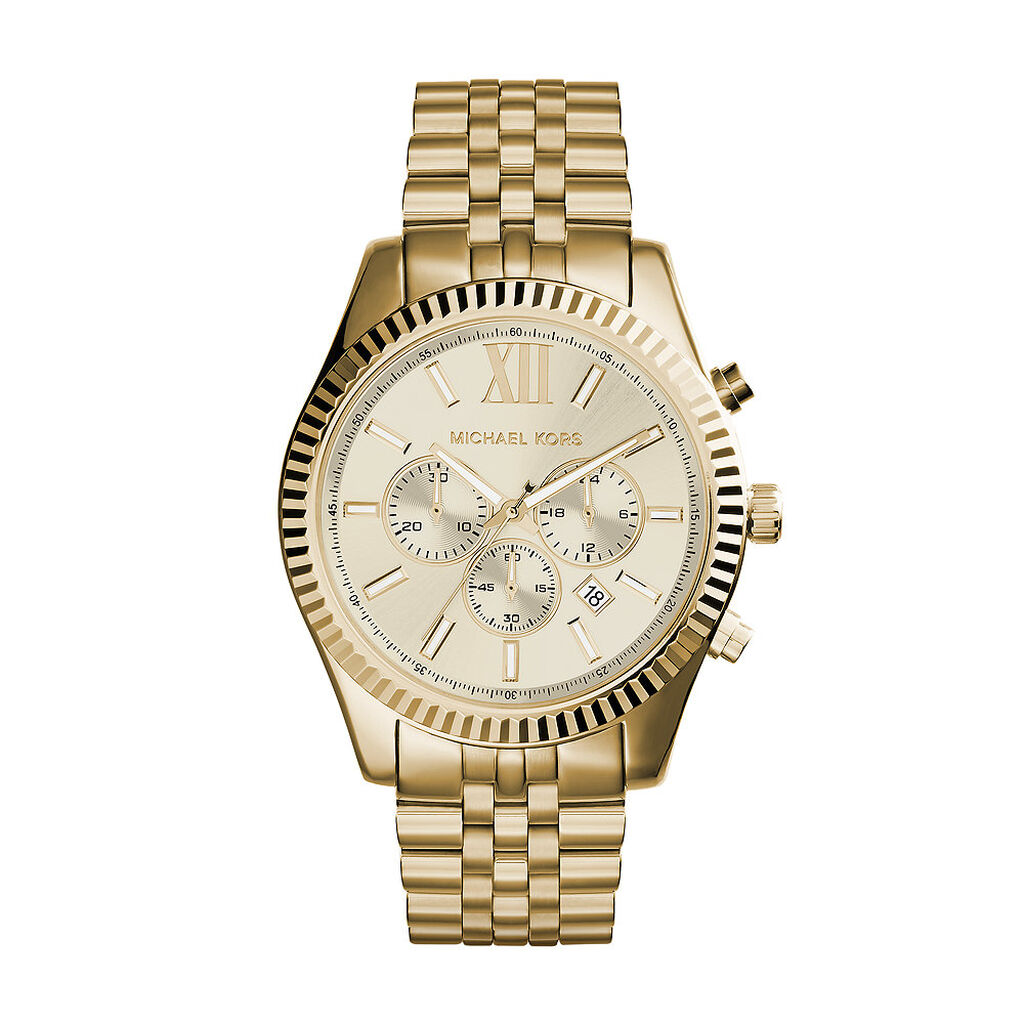 Montre Michael Kors Lexington Doré - Montres Homme | Histoire d’Or