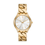 Montre Michael Kors Slim Runway Blanc - Montres Femme | Histoire d&rsquo;Or