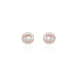 Boucles D'oreilles Puces Ursulina Or Jaune Perle De Culture - Clous d'oreilles Femme | Histoire d’Or