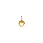 Pendentif Eudocie Coeur Bombe Or Jaune - Pendentifs Famille | Histoire d&rsquo;Or