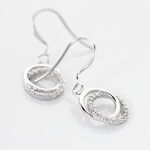 Boucles D'oreilles Pendantes Circus Argent Blanc Oxyde De Zirconium - Boucles d'oreilles fantaisie Femme | Histoire d&rsquo;Or