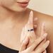 Bague Edwin Argent Blanc Céramique Oxyde - Bagues avec pierre Femme | Histoire d’Or