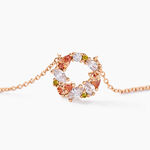 Collier Camelia Argent Rose Oxyde De Zirconium - Colliers fantaisie Femme | Histoire d&rsquo;Or