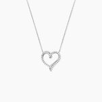 Collier Miliza Argent Blanc Oxyde De Zirconium - Colliers fantaisie Femme | Histoire d&rsquo;Or