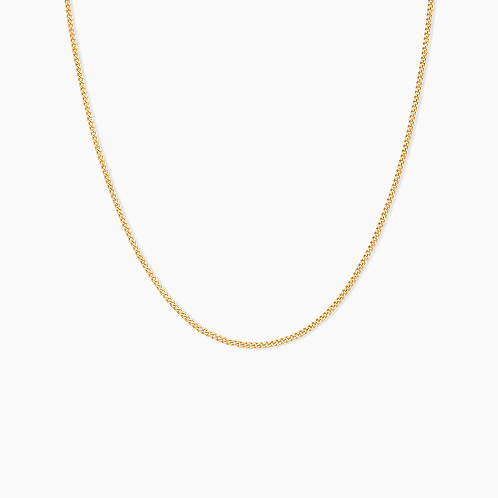 Cha&icirc;ne Irisa Maille Gourmette Or Jaune - Chaines Famille | Histoire d&rsquo;Or