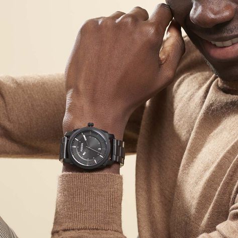 Montre Fossil Machine Noir - Montres Homme | Histoire d’Or