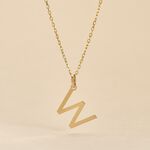 Pendentif Ionia Lettre Or Jaune - Pendentifs Famille | Histoire d&rsquo;Or