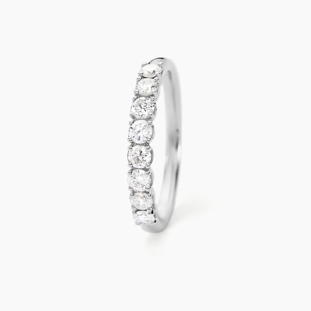 Alliance Hera Or Blanc Diamant - Alliances Femme | Histoire d’Or