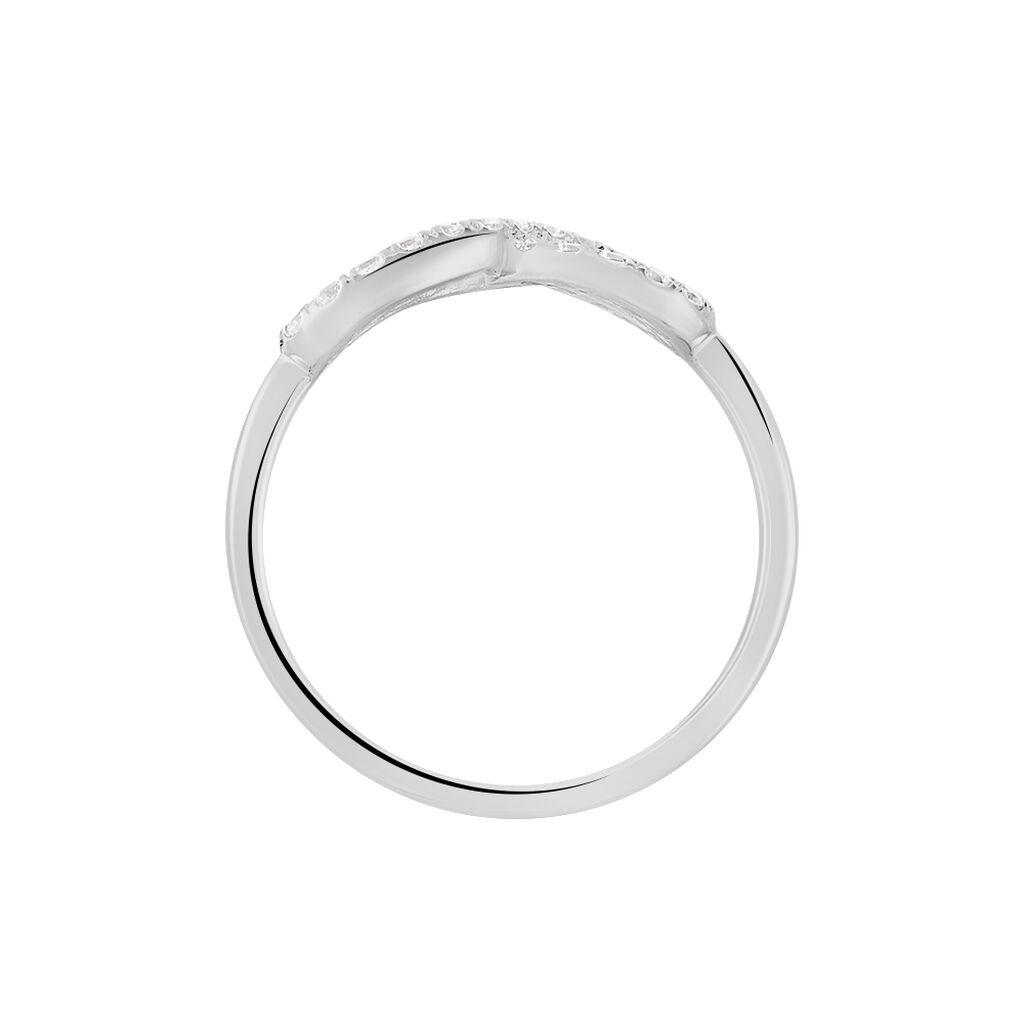 Bague Davila Argent Blanc Oxyde De Zirconium - Bagues avec pierre Femme | Histoire d’Or