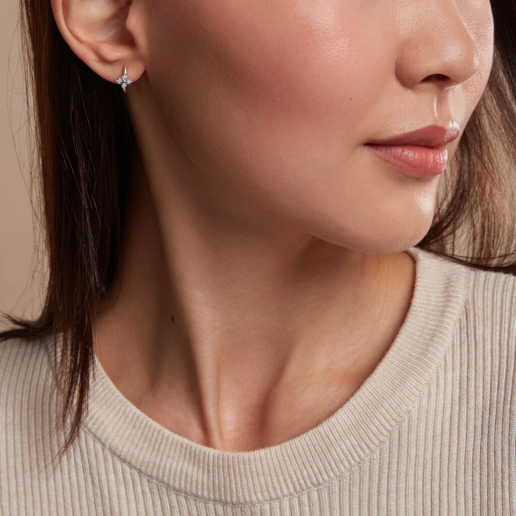 Créoles Eternal Spring Or Jaune Diamant - Boucles d'oreilles créoles Femme | Histoire d’Or