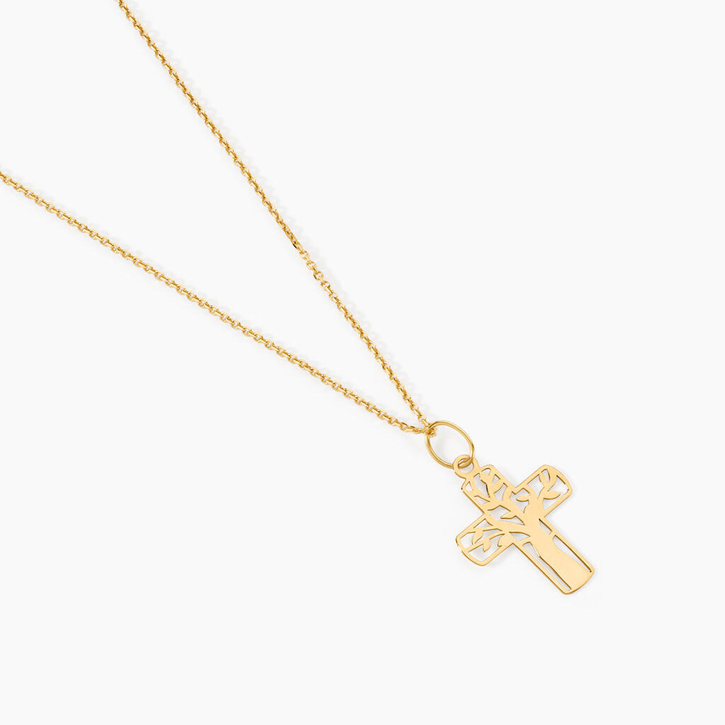 Pendentif Enu Or Jaune - Pendentifs Communion Femme | Histoire d&rsquo;Or
