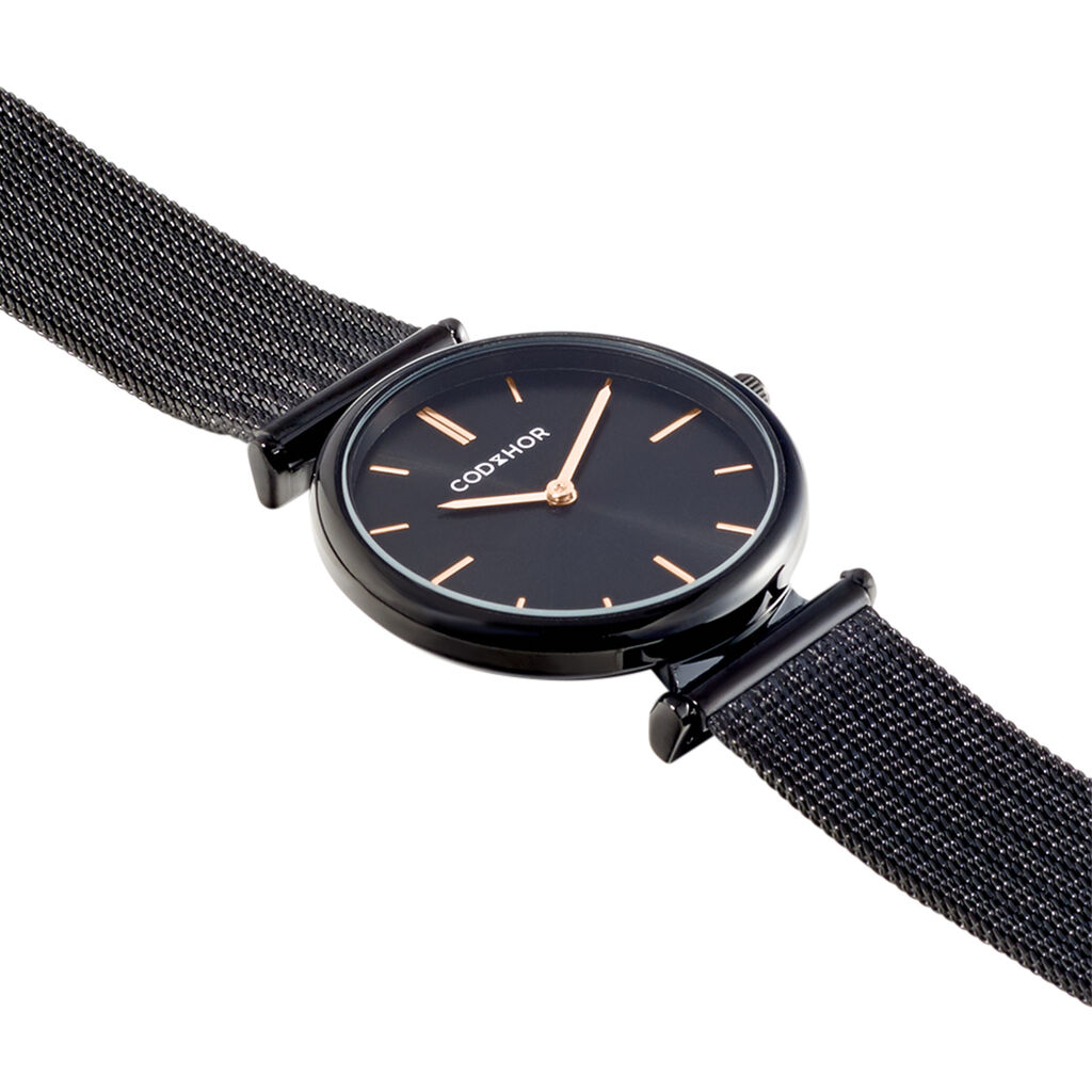 Montre Codhor Nidia Noir - Montres Femme | Histoire d&rsquo;Or