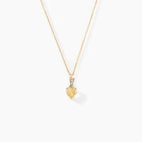 Collier Or Jaune Clothilde Citrine