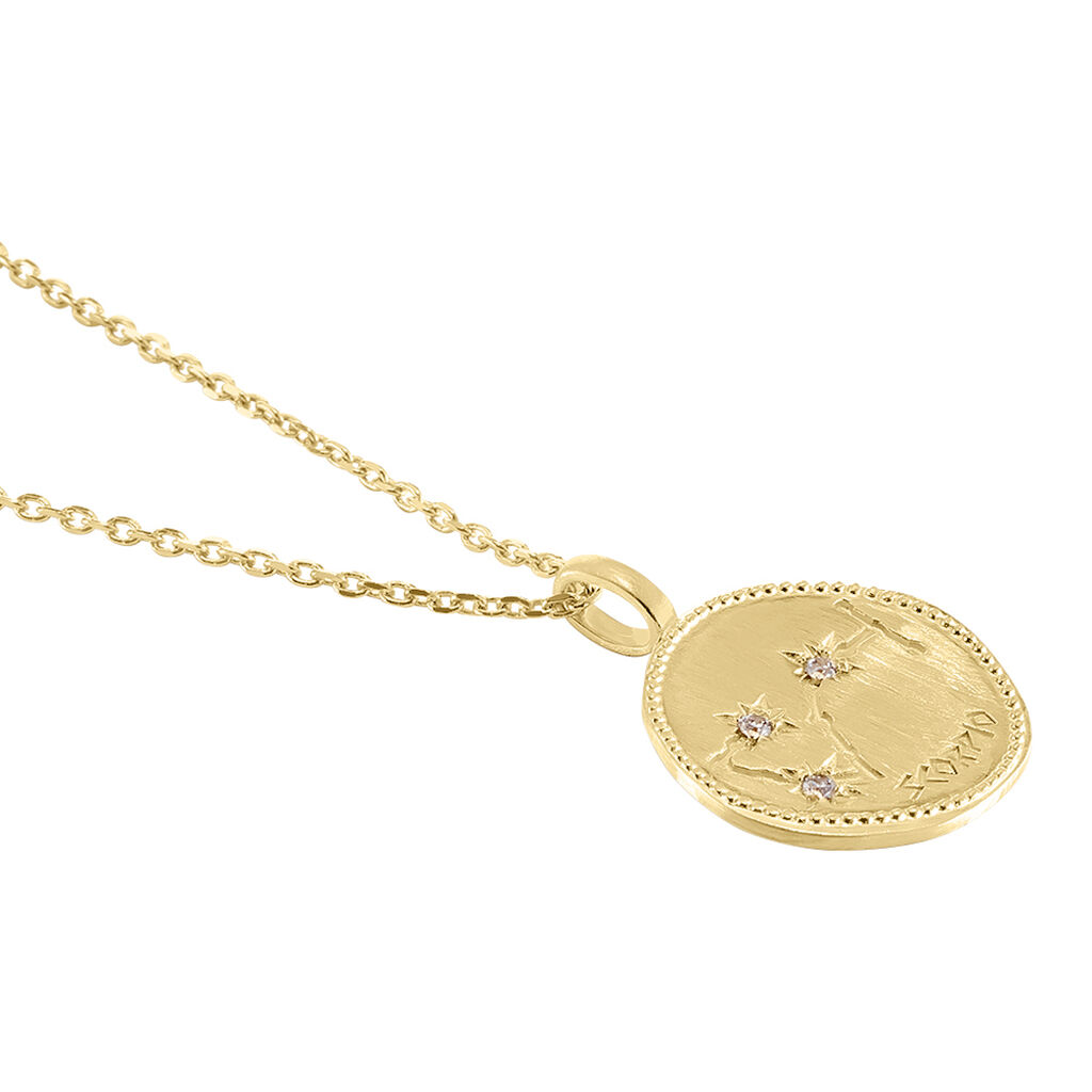 Collier Iago Plaqu&eacute; Or Oxydes De Zirconium - Colliers Femme | Histoire d&rsquo;Or